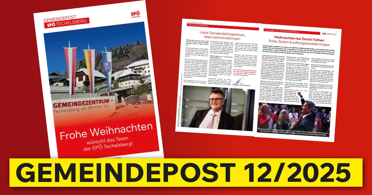 Gemeindepost Dezember 2025 Techelsberg